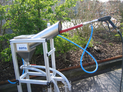 Spray gun test unit